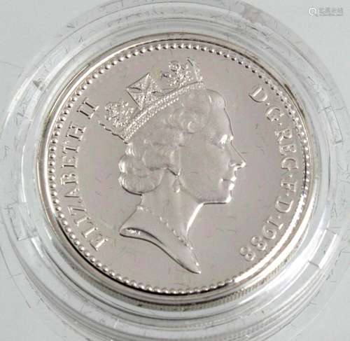 One Pound Elizabeth II 1988