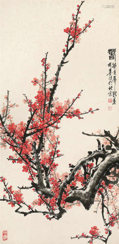 王成喜（b.1940） 1983年作 春 镜心 设色纸本