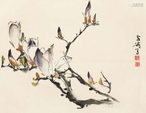 王雪涛（1903～1982） 心花意蕊 镜心 设色纸本