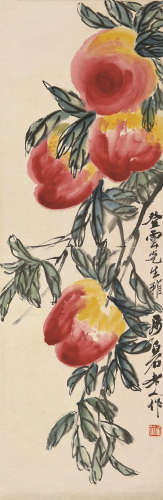 齐白石（1864～1957） 多寿图 镜心 设色纸本