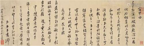 张衡（1628～1701） 旅愁帖 镜片 纸本