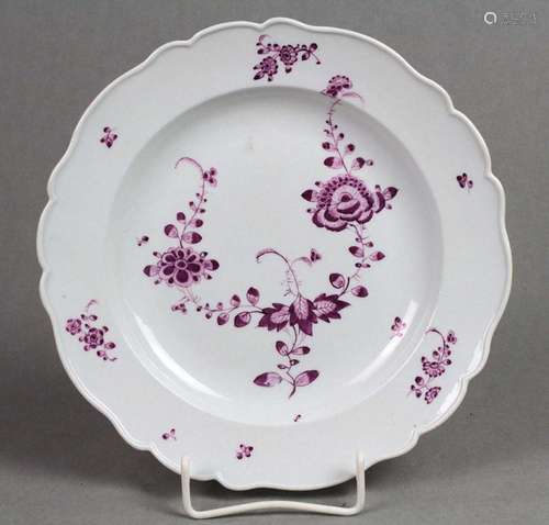 Meissen Marcolini Teller *Indisch Malerei* 1774/1813