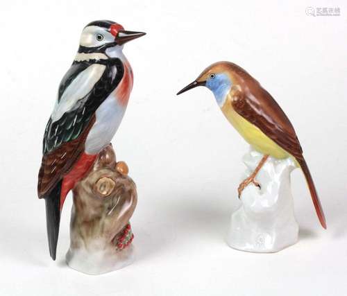 2 Herend Vogelfiguren