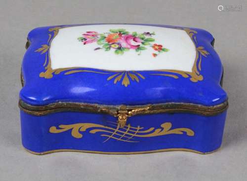 Limoges Deckeldose um 1900