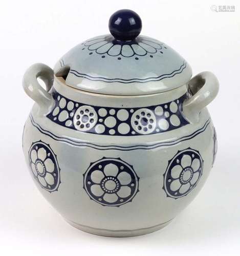 Jugendstil Bowle um 1910