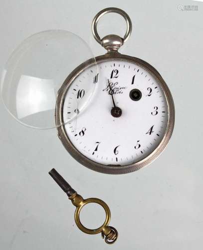 Spindeluhr Taschenuhr Frankreich um 1800