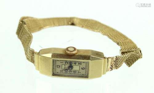 goldene Damen Armbanduhr - GG 585