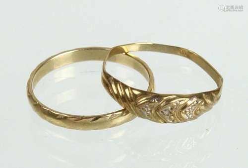 2 Damen Ringe - GG 333