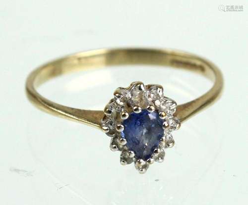 Saphir Brillant Ring - GG 375