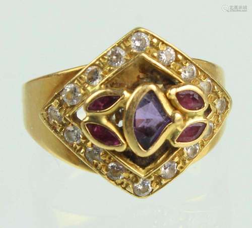 Amethyst Rubin Ring - GG 750