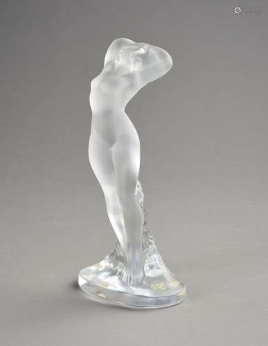 LALIQUE France
Statuette « femme » en verre incolore et verr...