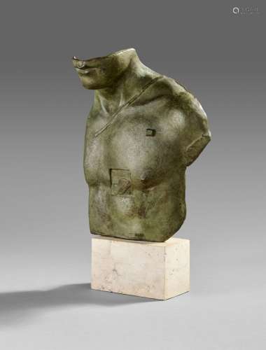 IGOR MITORAJ (1944 - 2014)
"Asclépios"
Sculpture e...