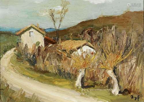 Marcel DYF (1899-1985)
"Arrière-pays provençal"
Hu...