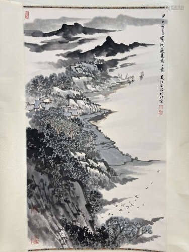 Jiang Wenzhi, Landscape Painting