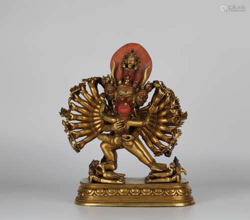 Chinese Gilt Bronze 