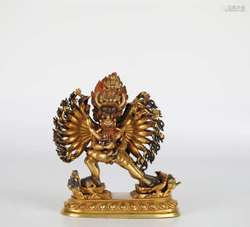 Chinese Gilt Bronze 