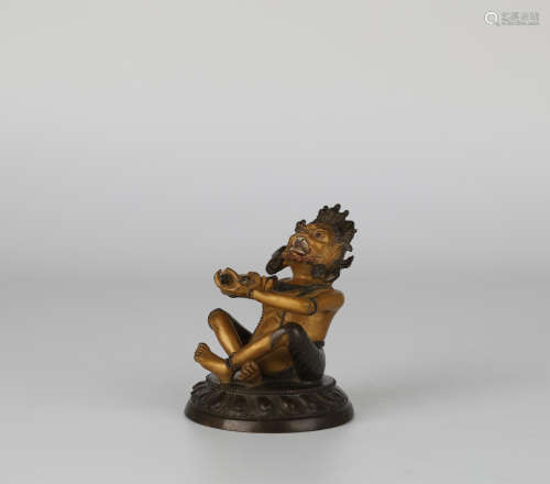Tibetan bronze buddha