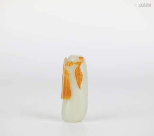 Chinese Hetian Jade Snuff Bottle