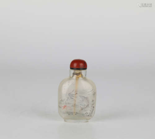 Ye Zhongsan, Glass Painted Snuff Bottle