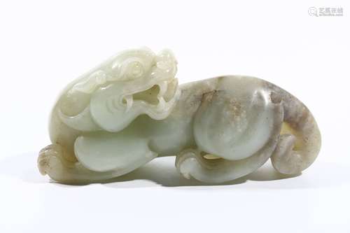 White Jade Beast Ornament, China