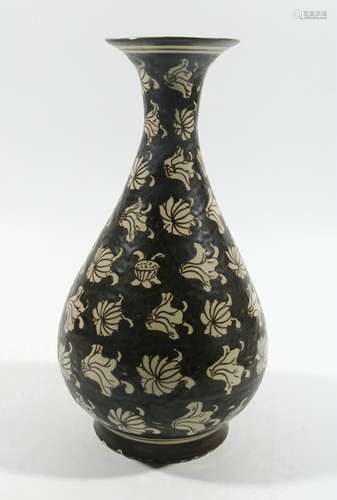 Cizhou Kiln Porcelain Bottle, China