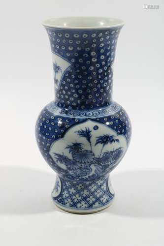 Blue And White Porcelain Vase, China