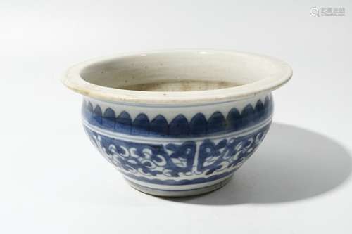 Blue And White Porcelain Incense Burner, China