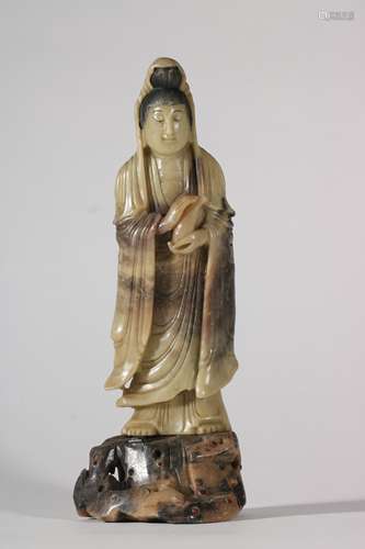 Qingtian Stone Statue Of Guanyin, China