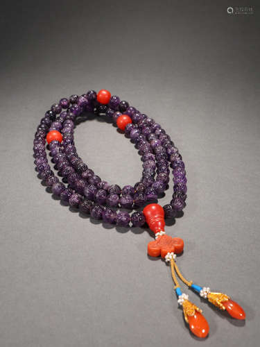 Amethyst 108 Beads Of Buddha String, China