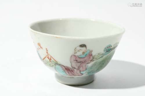 Famille Rose Porcelain Small Cup, China