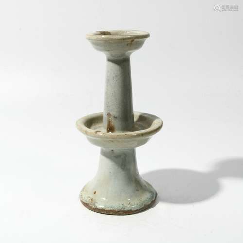 Jun Kiln Porcelain Candlestick, China