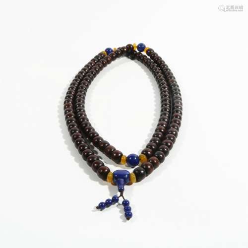 Zitan Rosewood 108 Beads String, China