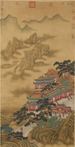 Ink Painting Of Landscape - Chou Ying, China