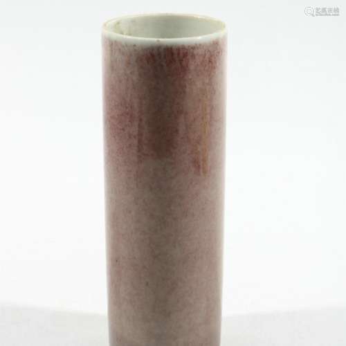 Red Porcelain Incense Pot, China