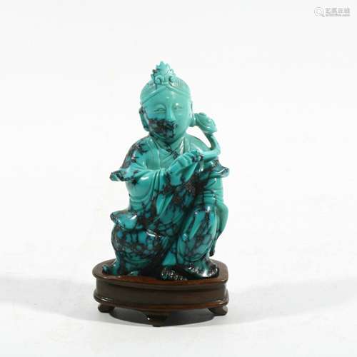 Turquoise Guanyin, China