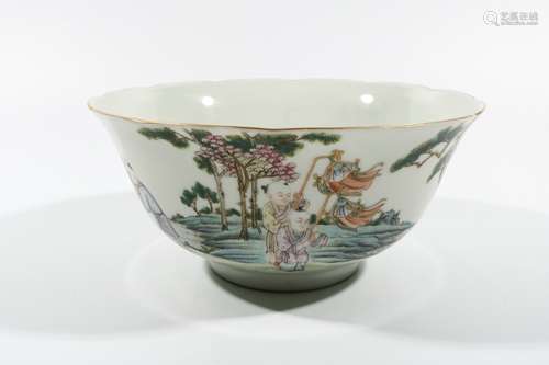 Famille Rose Porcelain Bowl, China