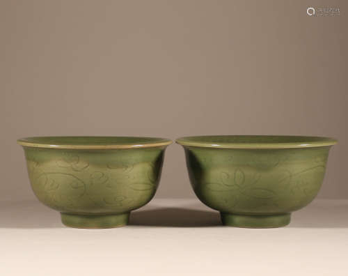 Yuanlongquan bowl pair