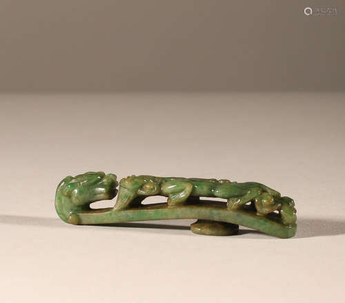 Jade belt hook