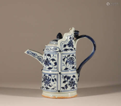 Ming blue and white holding pot