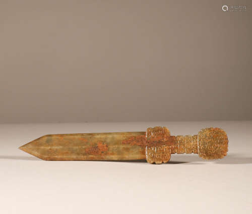 Hotan jade knife of Han Dynasty