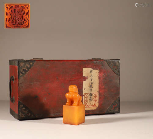 Qingshou mountain stone seal