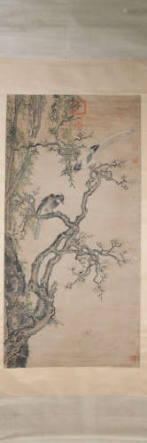 Chinese Flower and Bird Painting, Anonymous