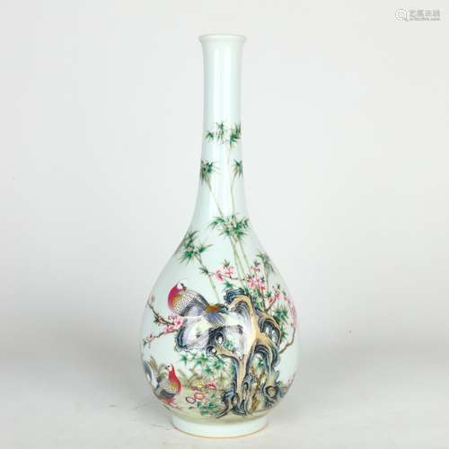 Chinese Famille Rose Vase