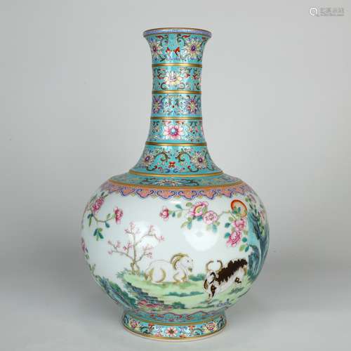 Chinese Enamel Vase