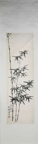 Painting :Bamboo by Huang Yecun