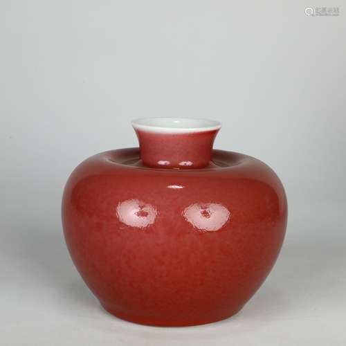 Chinese Cowpea Red Zun Vessel