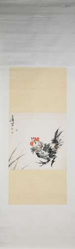 Painting :Rooster by Wang Xuetao