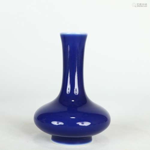 Chinese Blue-glazed Gall-bladder Vase
