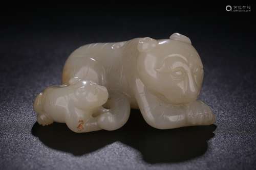 Hetian White Jade Ornament