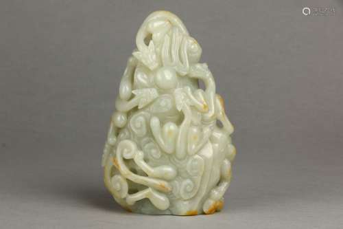 Hetian Jade Rockery Ornament